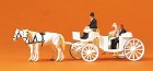 75151 Preiser Wedding coach, open. Ready-made model